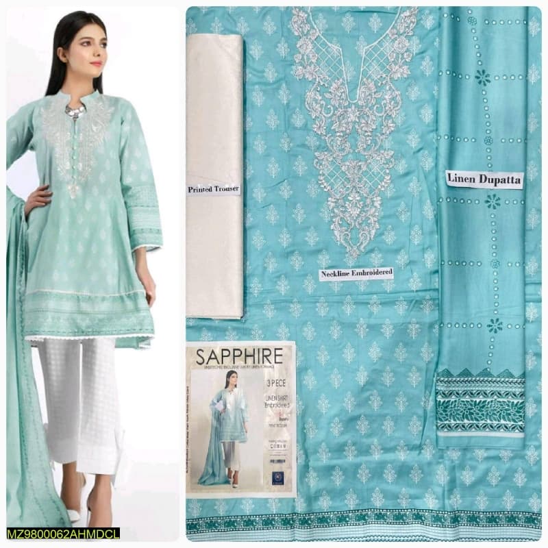 linen 3pc 68/68 new design 2022 winter